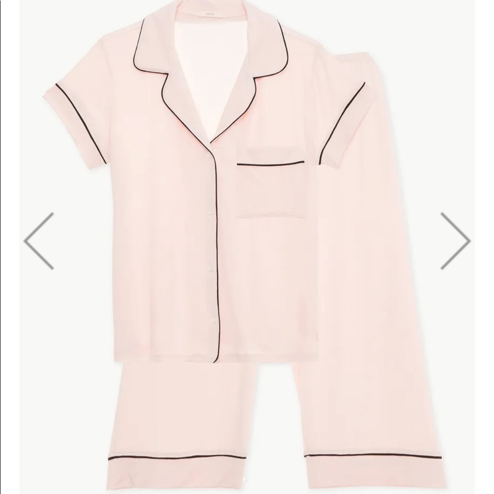 Eberjey Gisele Short Sleeve & Cropped Pant Set